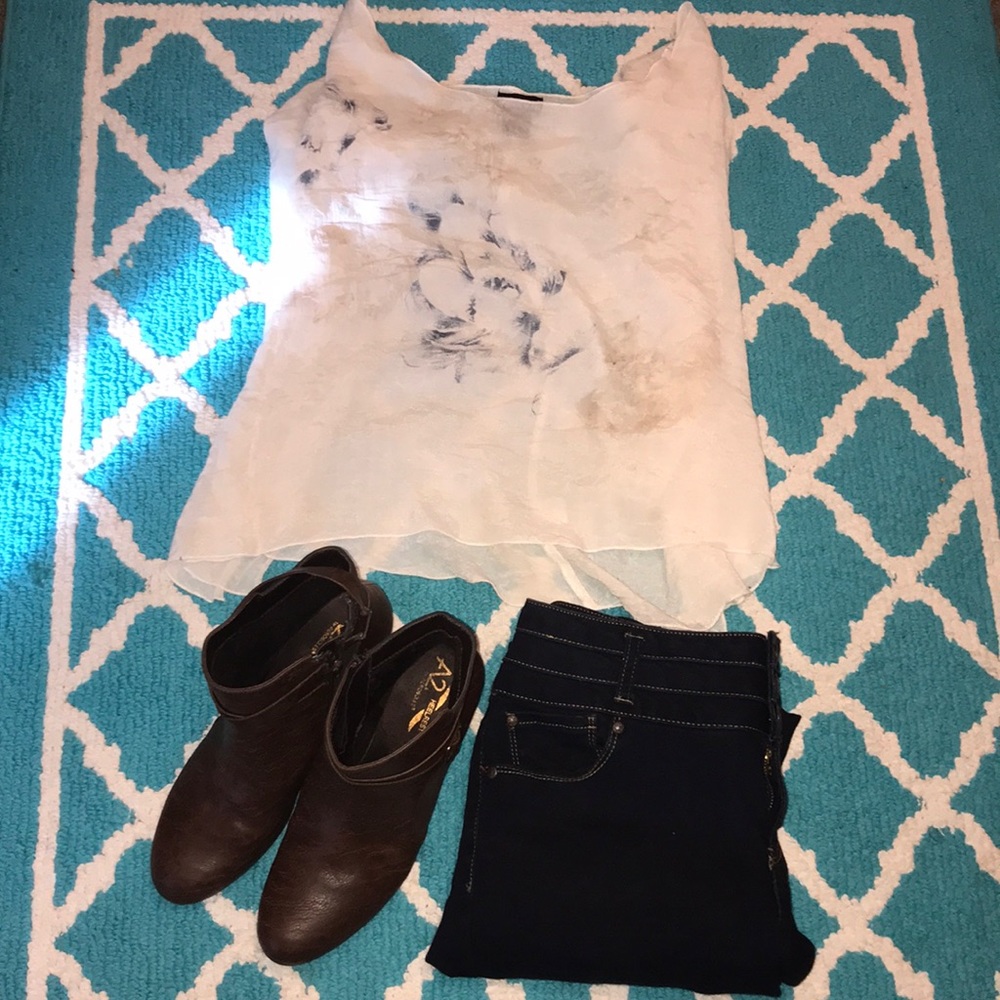 Floral Sheer Top